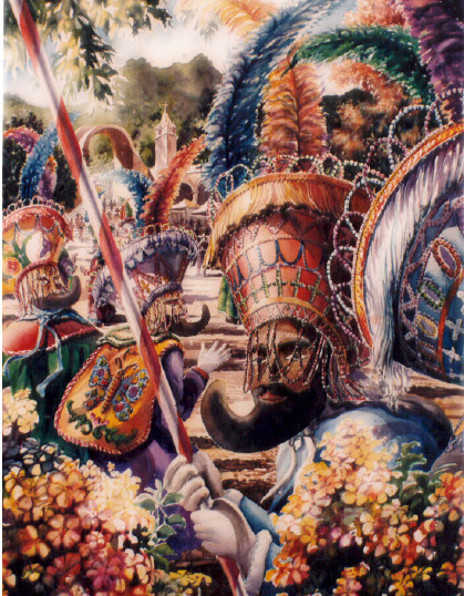 Bellas flores para adornar el comedor.